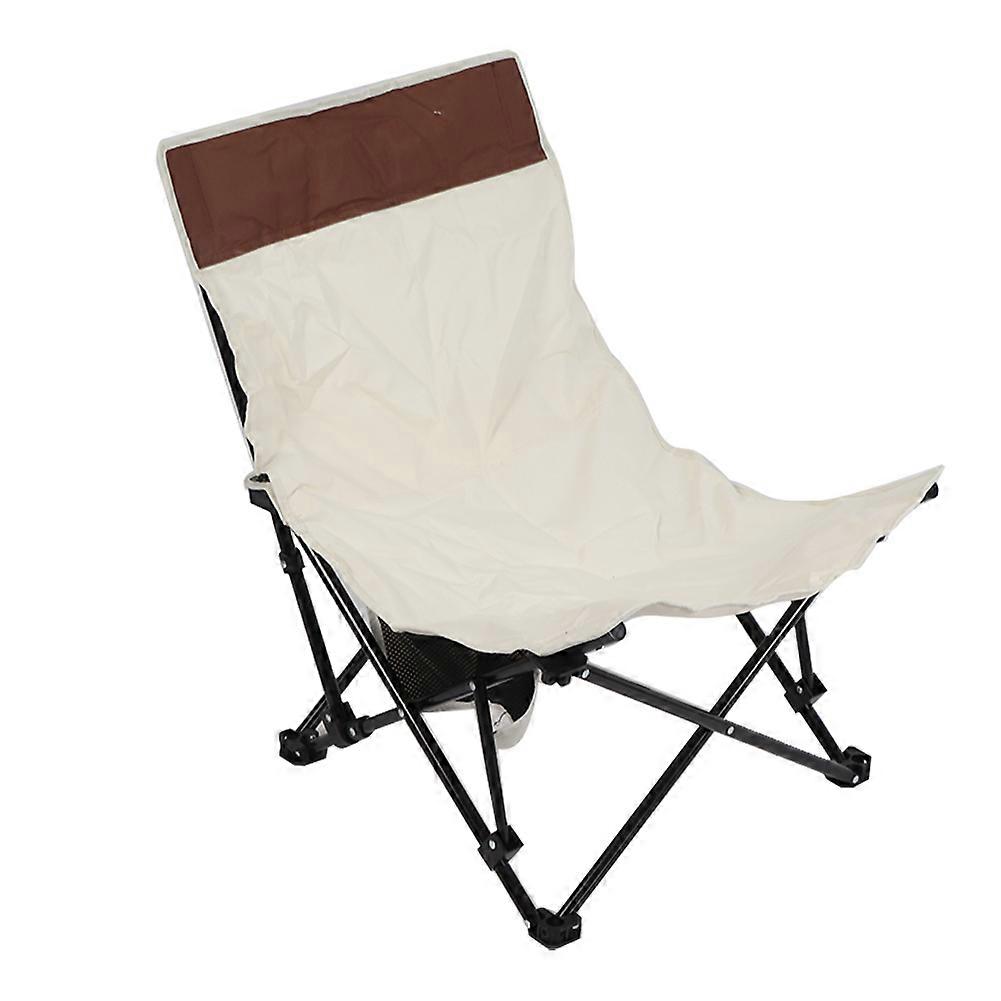 Multifunctional Beach Chair, Comfortable, Lightweight, Portable, Foldable, Reclining, for Camping, Patio, Outdoor, Beige