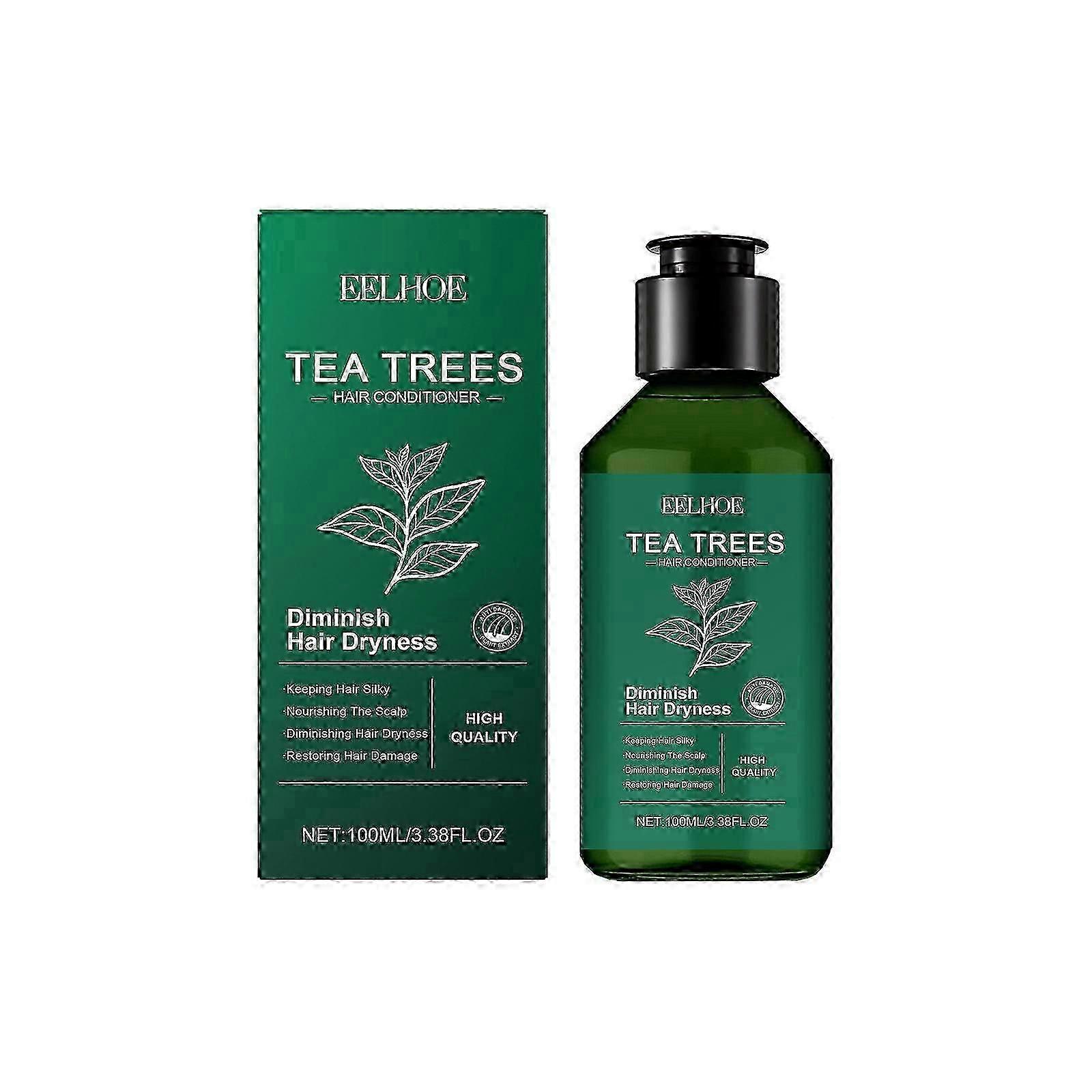 Tea Tree Conditioner Soft Moisturizing Repair Deep Nourishing Dry Hair Smooth Glossy Conditioner
