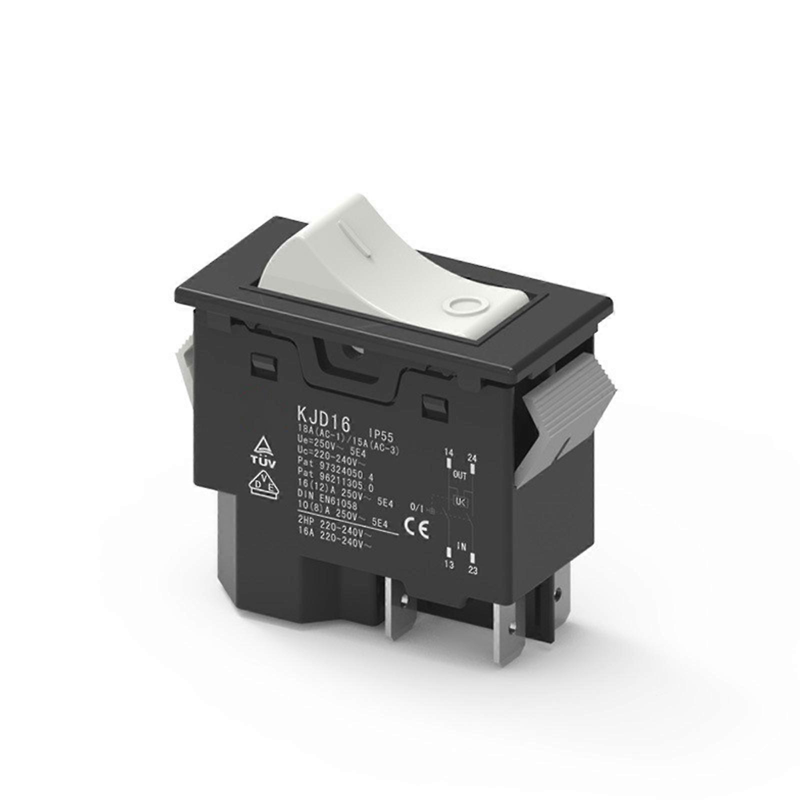 Electromagnetic Push Button Switches 4Pins Undervoltage Protections Switches for Electric Power Tool Emergencies Stop