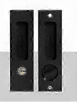 High-Quality Pocket Door Handle with Key for Sliding Doors, Recessed Design, 160mm Size, Compatible with Various Door Brands