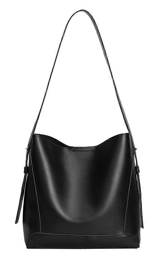 Women's Trendy Tote Bag Vegan Leather Shoulder Crossbody Large Capacity Bucket Handbag Soft Top-Handle Satchel