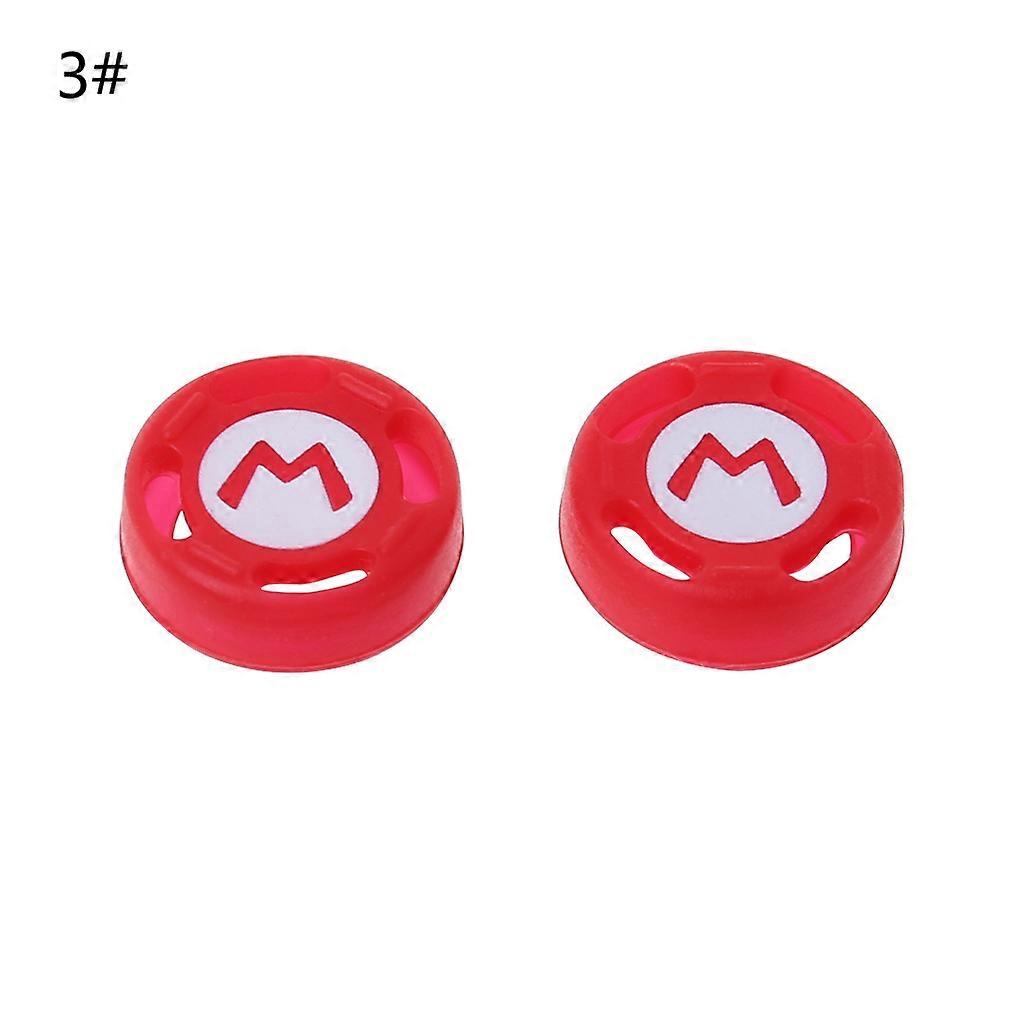 2Pcs/set Soft Analog Thumb Stick Grip Cap Joystick Protective Cover for Switch NS Controller Thumbstick for Case  Light Purple