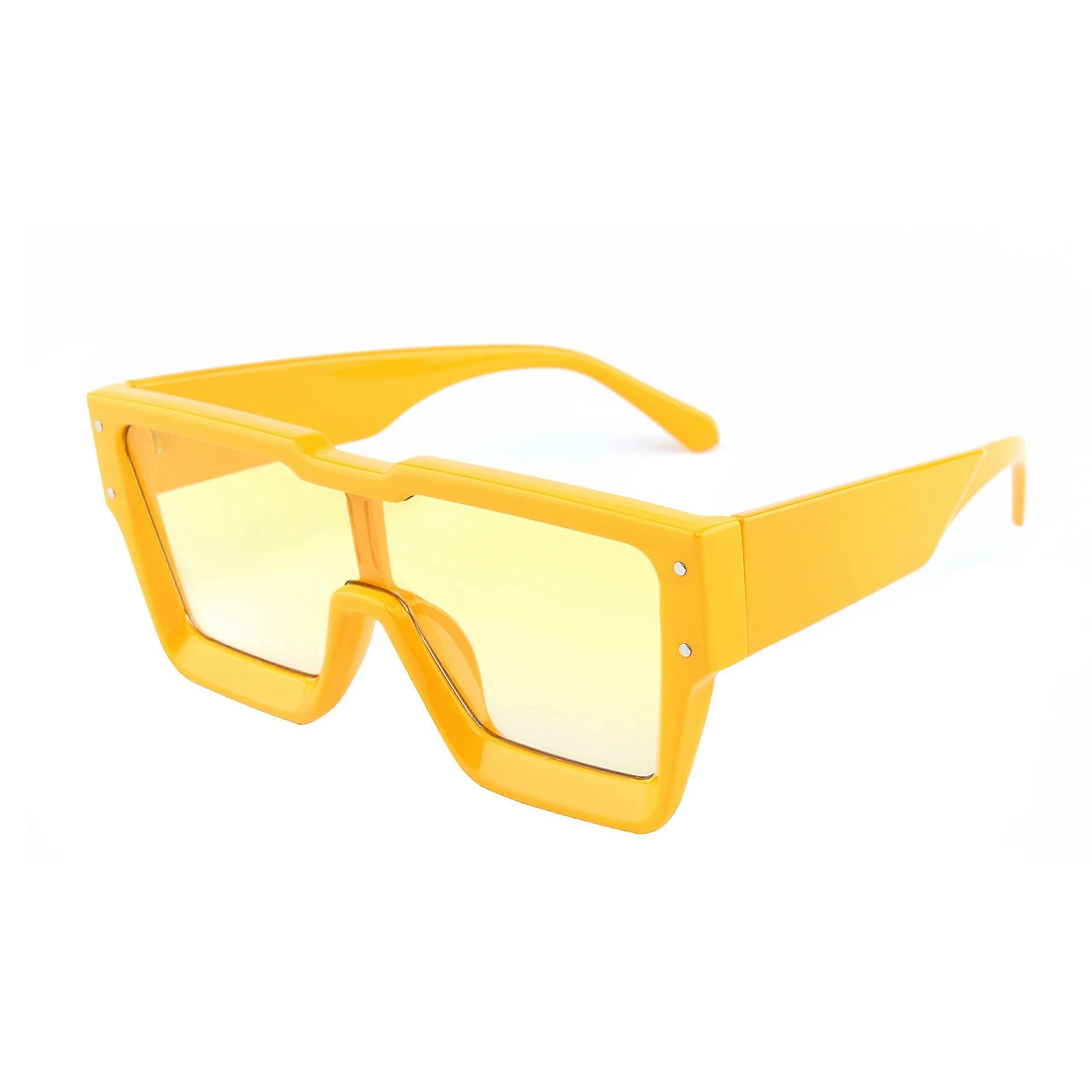 Rimless Rectangle Sunglasses for Men & Women