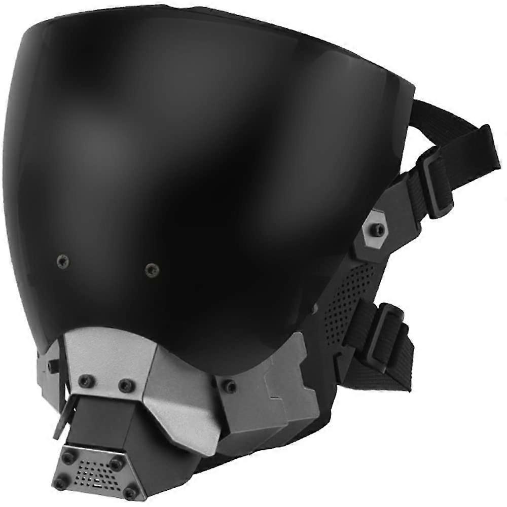 Cyberpunk Paintball Mask AntiFog Lens Full Face Helmets for Cosplay Party