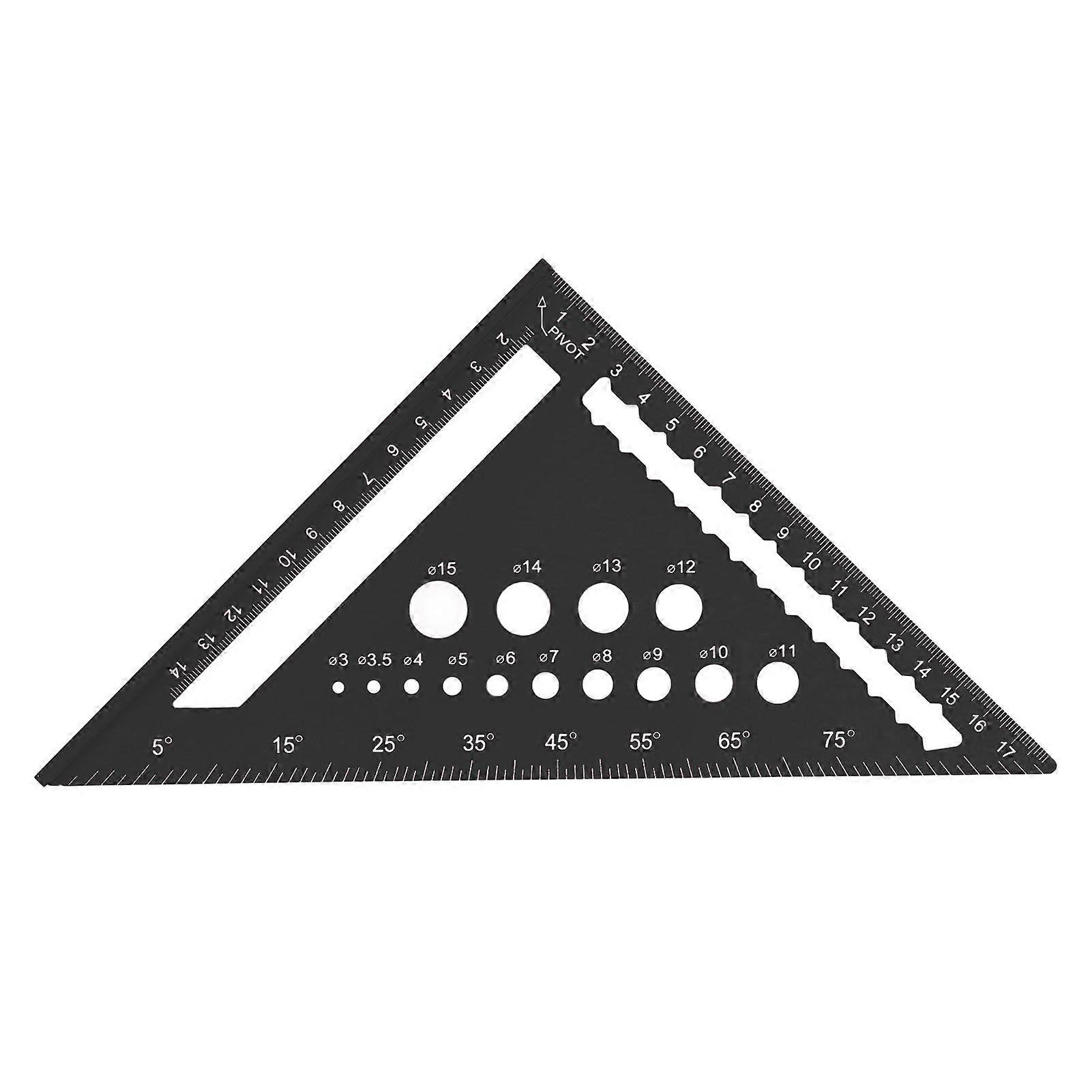 High quality Carpenter's Square 7 Inch Metric Rafter Square 90 Degree Square
