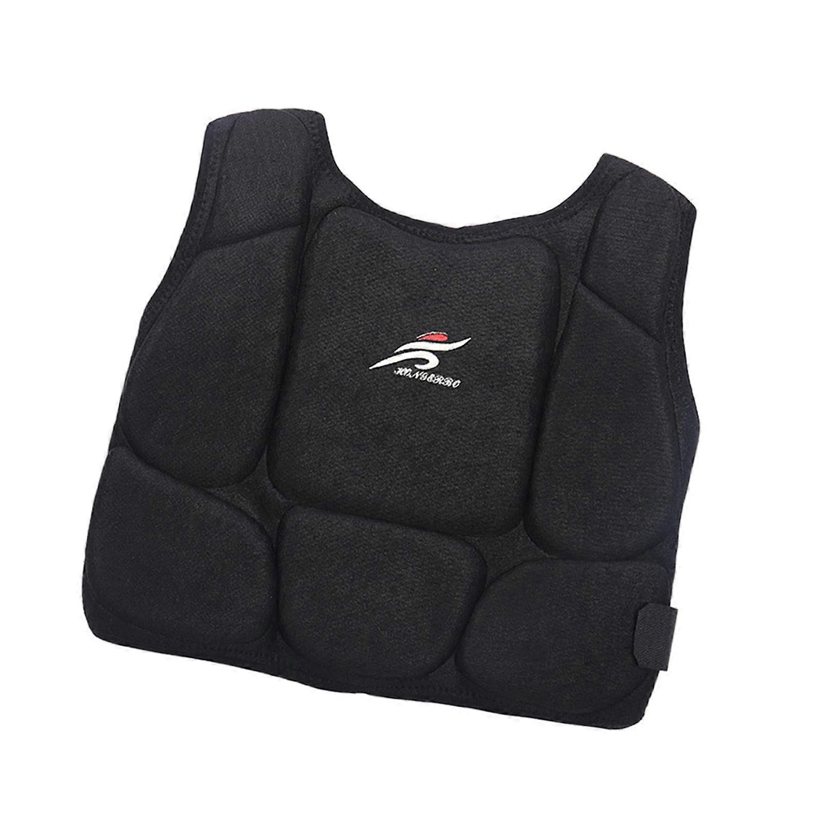 Chest Protection Equipment for Children - Karate Fencing Sports Gear, Baseball MMA Sparring Training, Sanda Kickboxing, 38x36cm