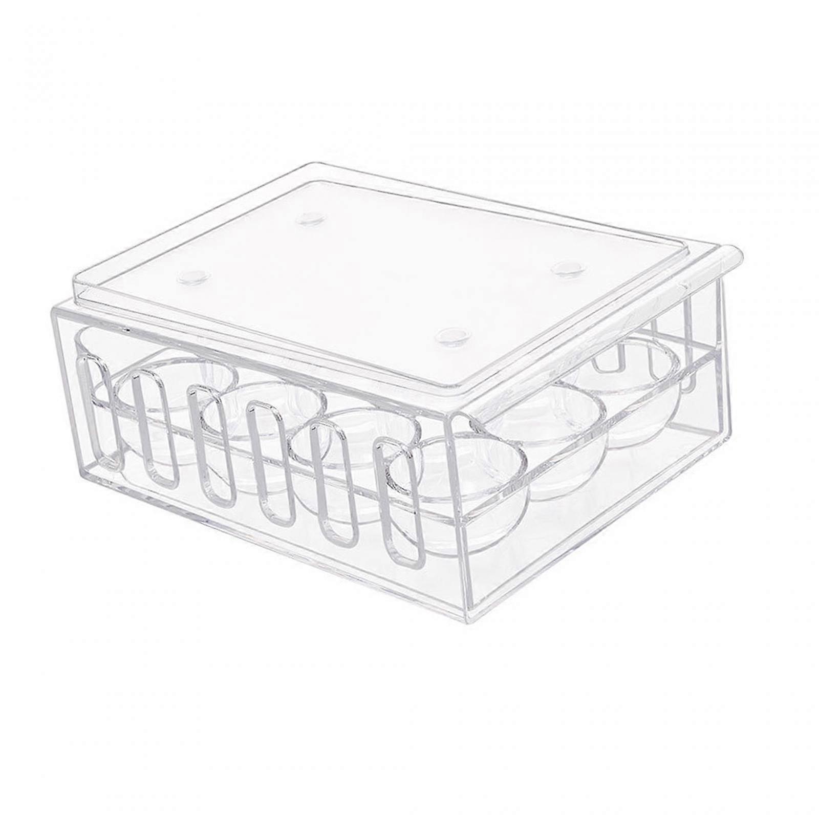 Egg Storage Box Kitchen Storage Drawer Refrigerator Egg Box,Saving Space Storage