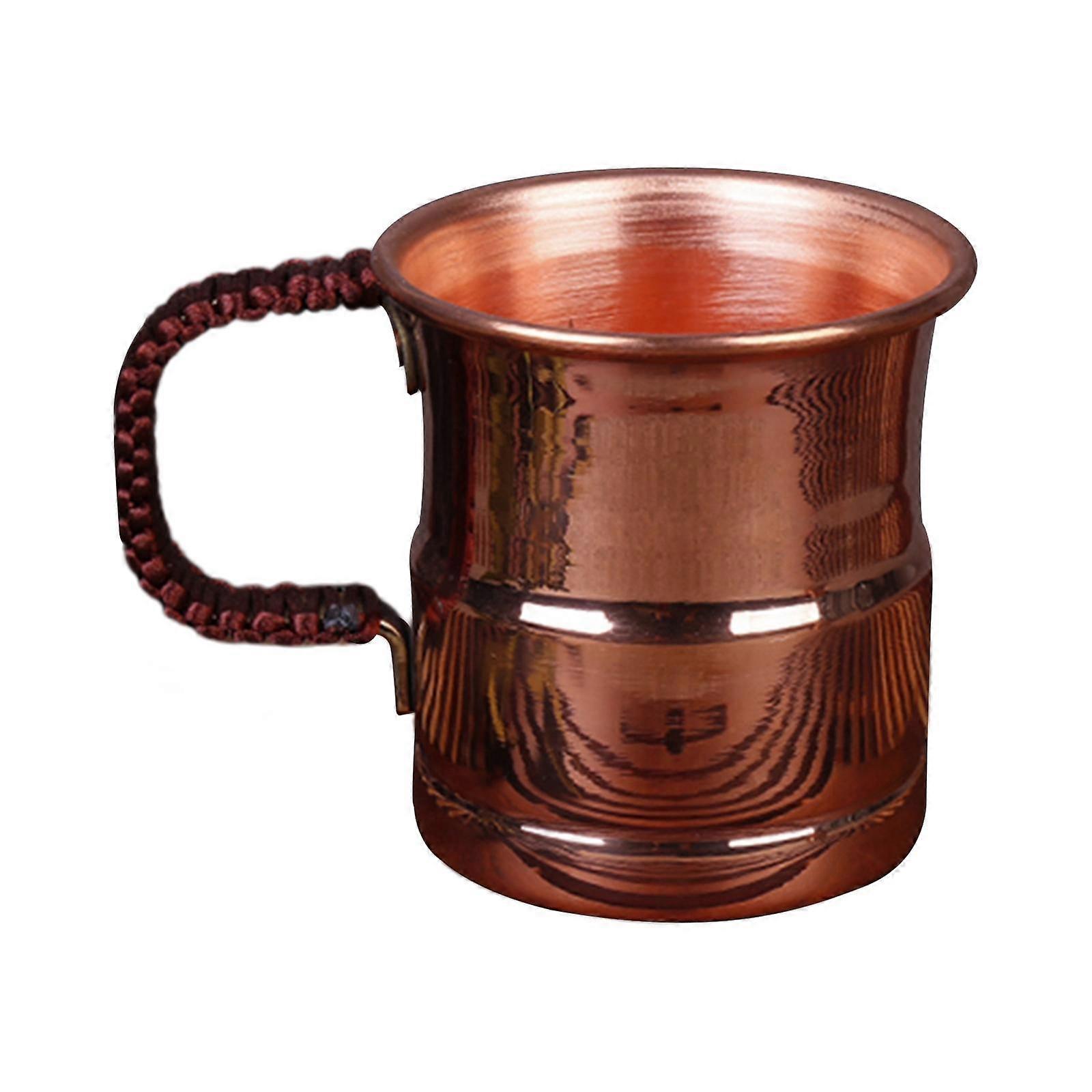 Moscow Mule Mug Copper Cup Beer Wine Cup with Handle Tableware Hammered Cup