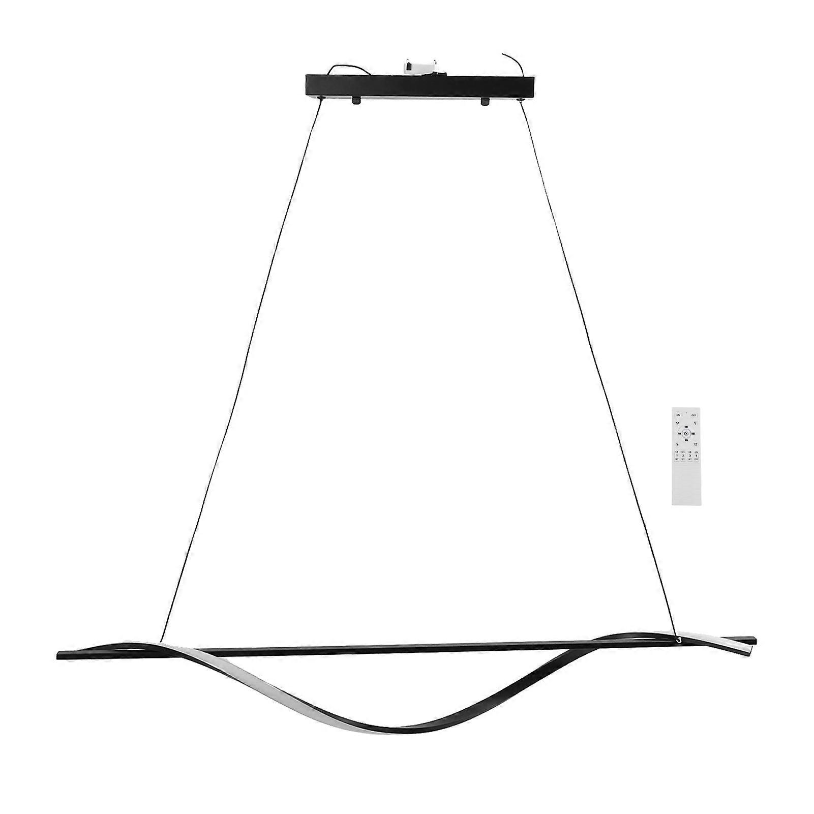 Suspension LED moderne 3000 K-6000 K, température de couleur réglable, intensité variable, avec télécommande, pour salle à manger et cuisine