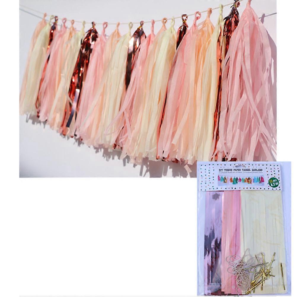 Special Event Decor, Confetti and Tassel Banners for Romantic Party Atmospheres, Supplies