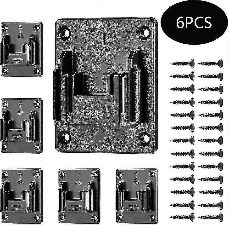 حامل تثبيت على الحائط لأدوات ماكيتا 18 فولت ، منظم حامل الحفر مع قوس تخزين الأدوات الكهربائية