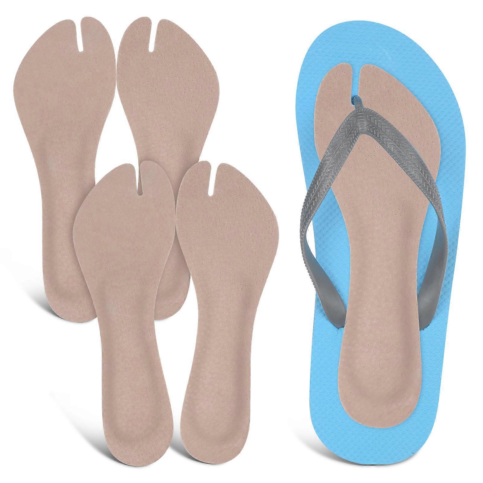 Slim Profile Sandal Inserts, Arch Cushions with Adhesive for Enhanced Stability