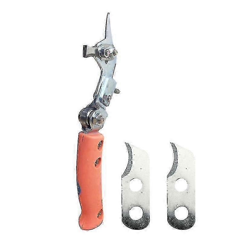 20.5X1.5cm Silver Pruning Shears 1 Set Garden Fruit Bark Ring Cutter Tree Branch Stripping Scissors