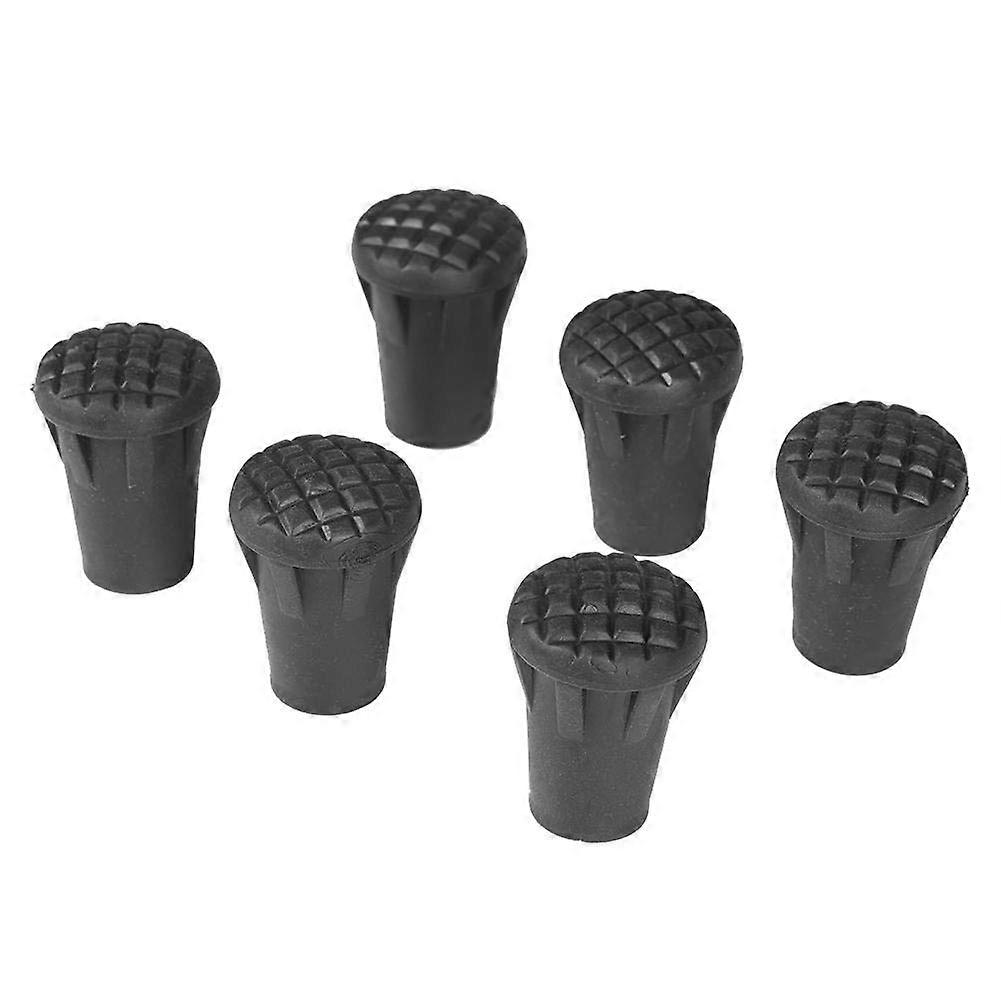 Trekking Pad Rubber Buffer 6 Pack Rubber Tips For Hiking Poles And Walking Poles Universal Fit