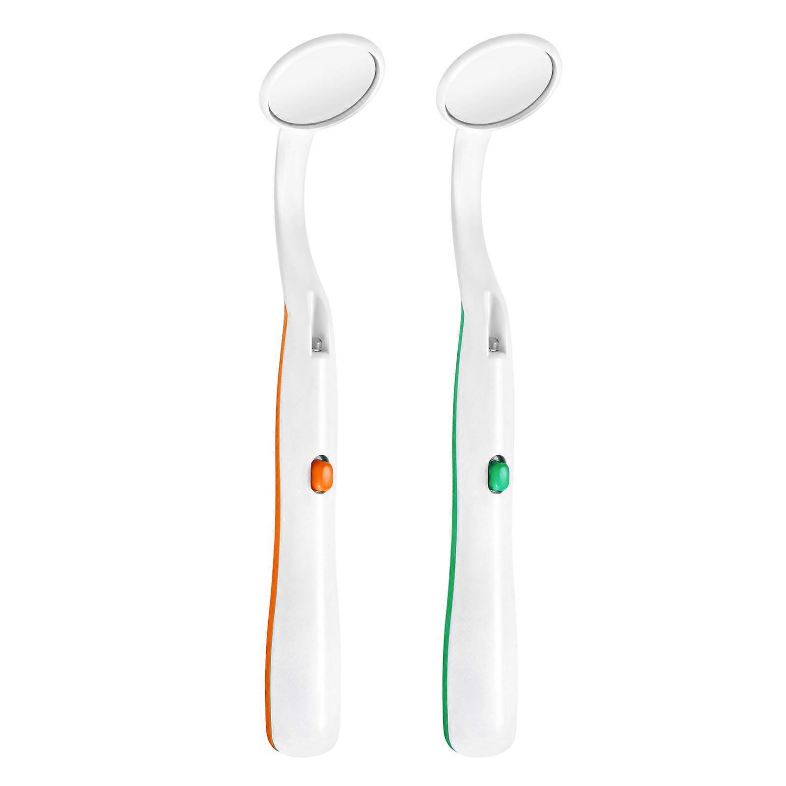 Practical Oral Mirror with LED Illumination, Suitable for Home or Office