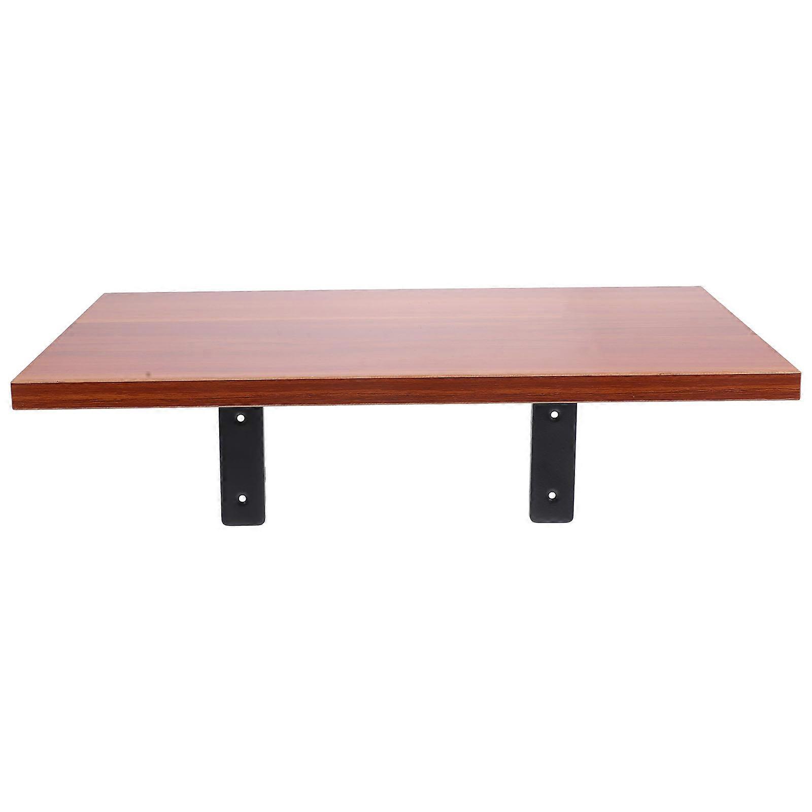 Wall Mounted Shelf Hardware Rust Resistant Floating Shelves Brackets DIY Enthusiasts Wood 20.00X15.00X2.00cm 1 Set