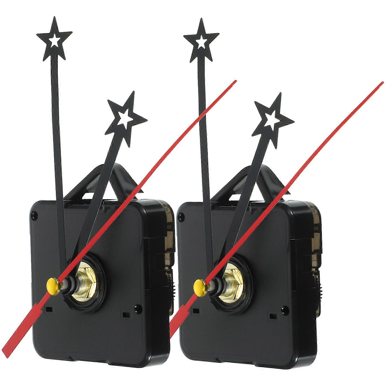 Replacement High Torque Clock Movement Kits Plastic Material 2Sets