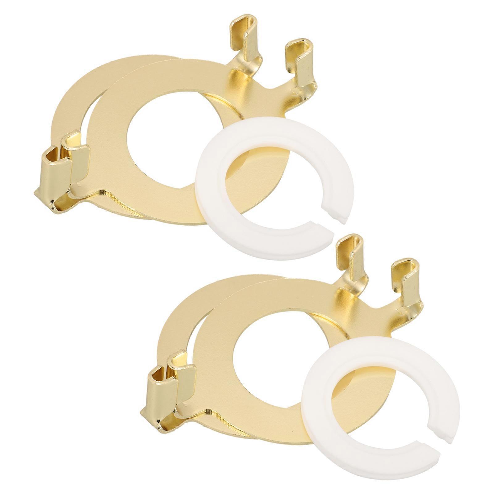 Lampshade Conversion Ring Metal Lamp Shade Holder Hole Conversion Home Lighting 2Sets