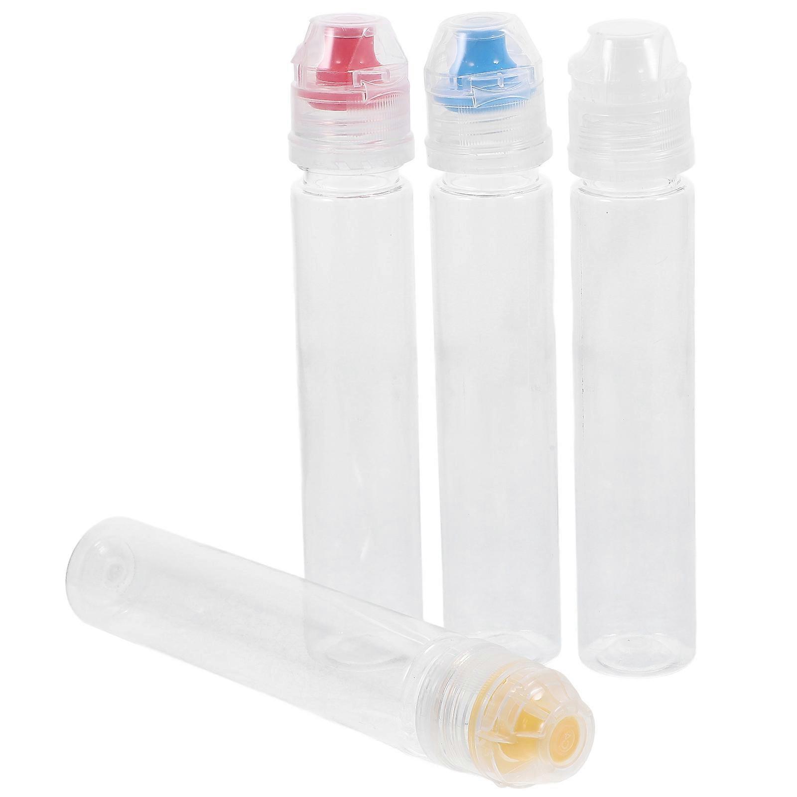Dispenser Bottles For Liquids Ketchup And Mustard Squeeze Bottle Home Use 4Pcs