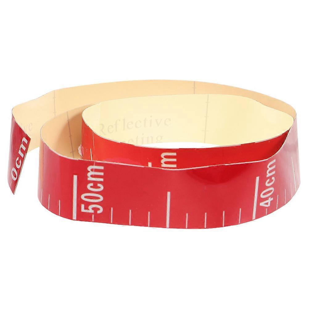 Water Level Gauge Self-Adhesive Measuring Tape For Water Storage Management Chemical Storage Accurate Polypropylene 1Set