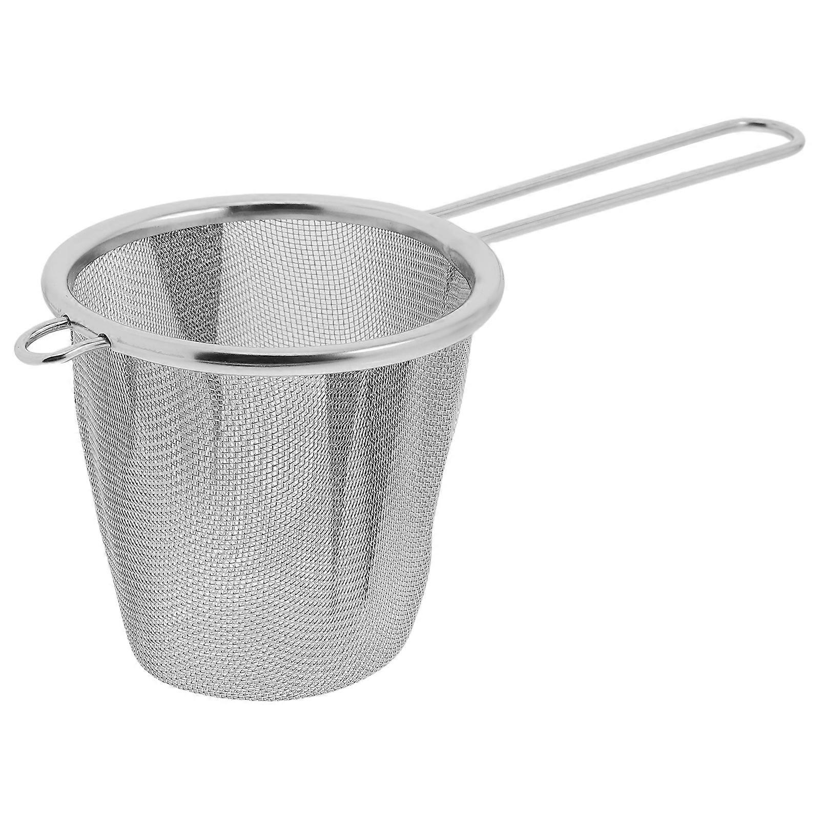 Filtering Tea Infuser Stainless Steel Tea Strainer with Handle for Home Use