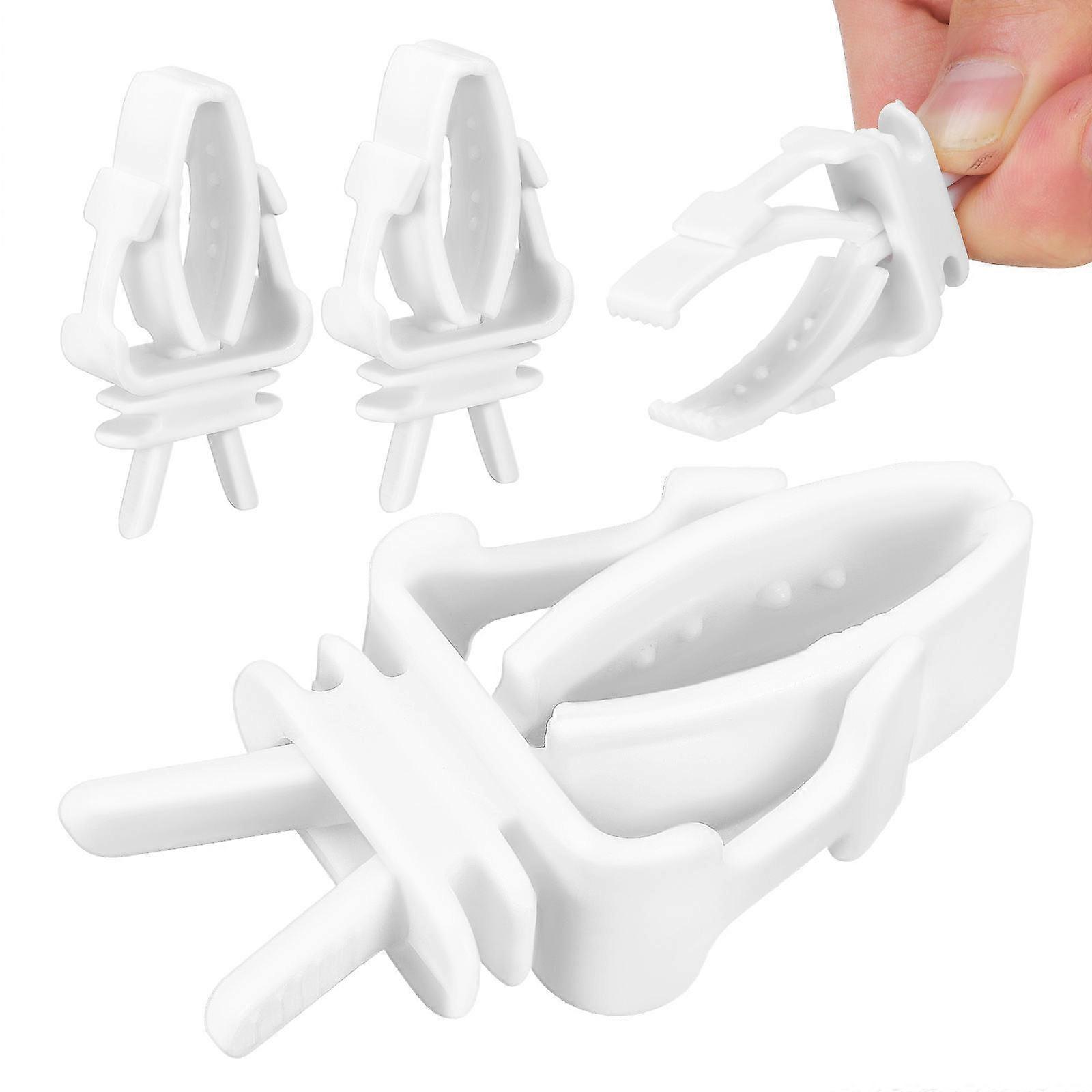 4pcs Bird Cage Food Holder Clips for Cockatiels, Parakeets & Canaries – Durable ABS Plastic Feeding Clamps for Secure & Easy Installation Bird Cage