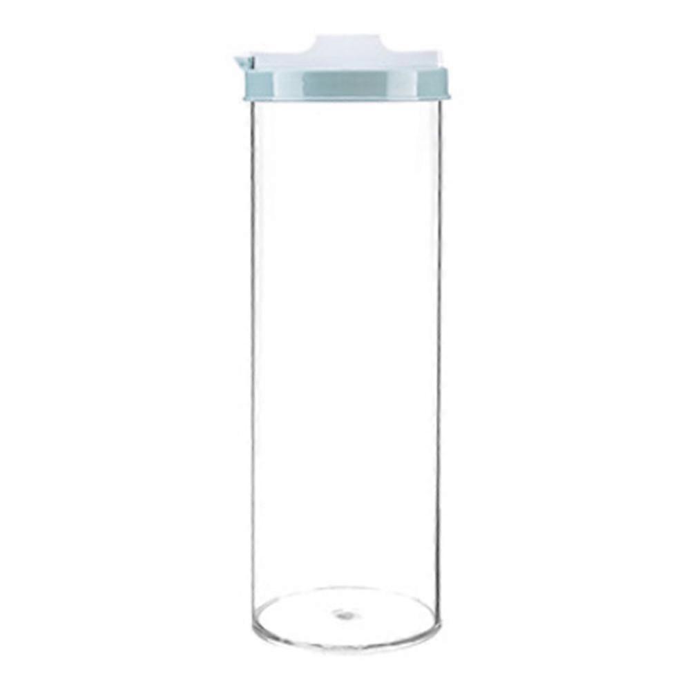 Food Sealed Box Transparent Seal Noodle Household Fruit And Vegetable Crisper Blue 8.5*8.5*25.5 Cm Moisture Sealing 1Pack