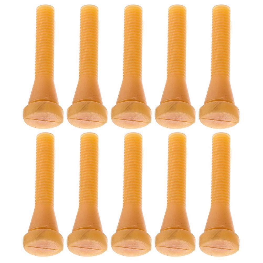 Poultry Plucker Fingers Replacement Parts For Plucker Geese Quails 6.50X2.00X2.00CM 10Pcs