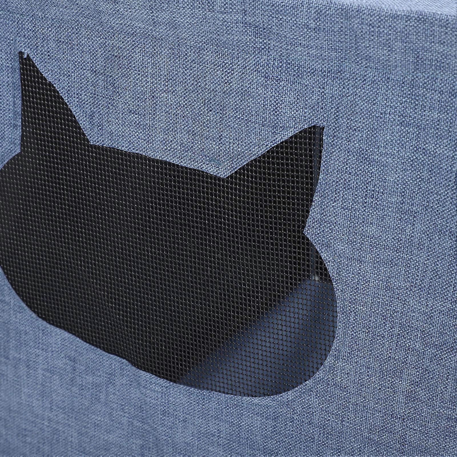 Foldable Pet Dog Cat Cage Atomizing Box for Breathing and Coughing