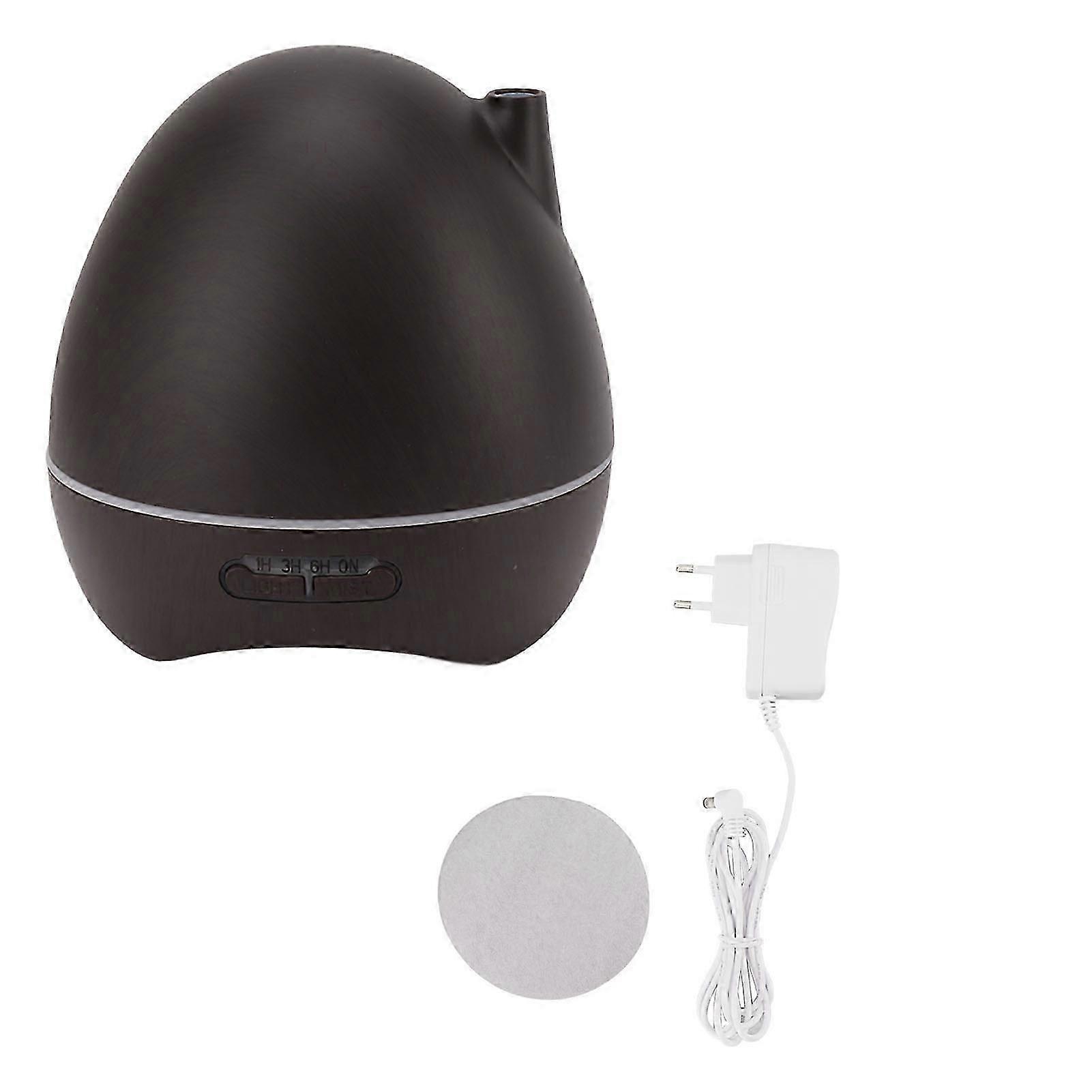 Aroma Humidifier with 7 Color LED Lights Quiet 300ml Water Tank 110240V Diffuser Humidifier for Bedroom Living Room Deep Grain EU Plug