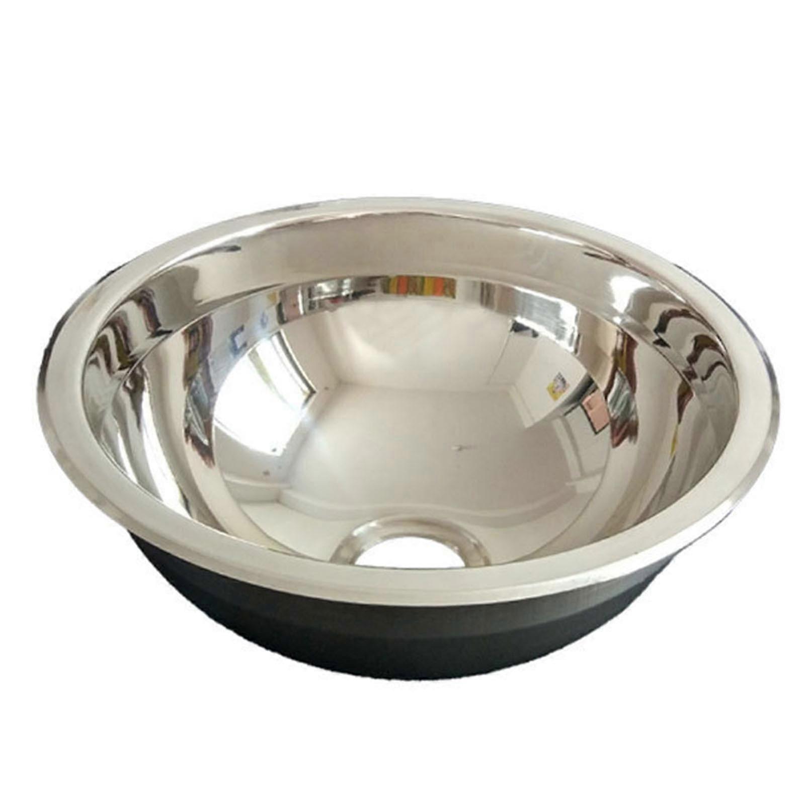 Multipurpose Conical Entertainment Sink For Small Space Crafted Of Sturdy Stainless Steel Materials Easy Installion