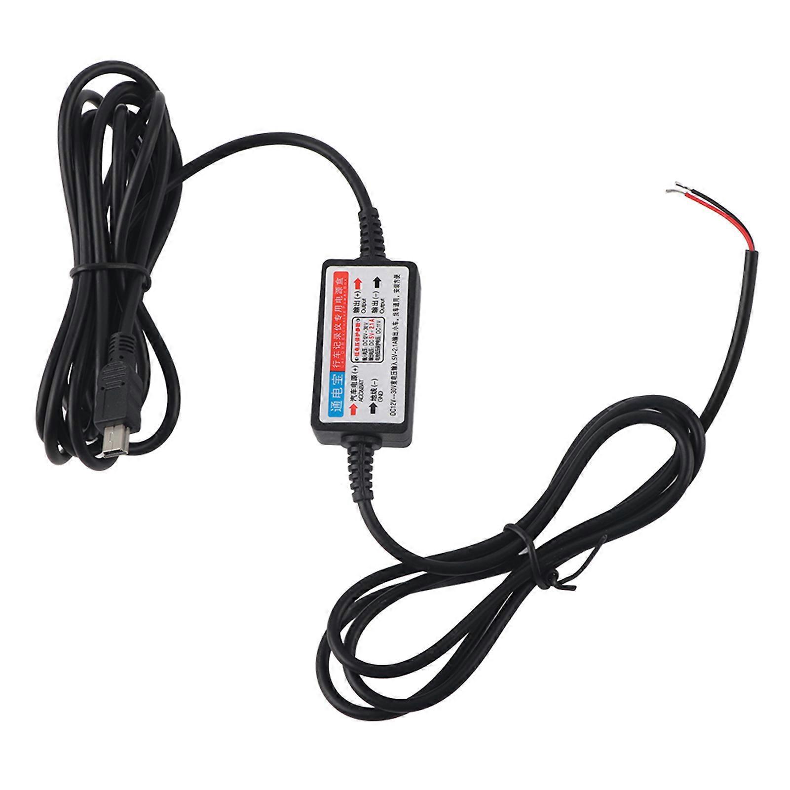 Mini USB 12V to 5V Step Down Converter, 3m 12V/5V Step Down Cable