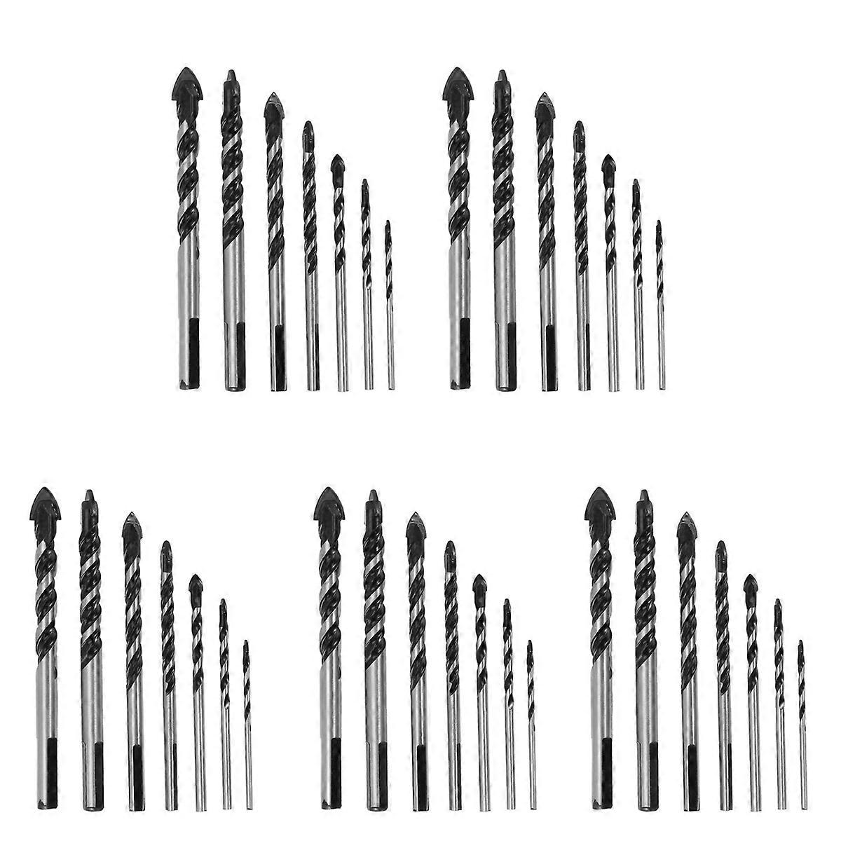 Tungsten Carbide Drill Bit Set (3 4 5 6 8 10 12mm)