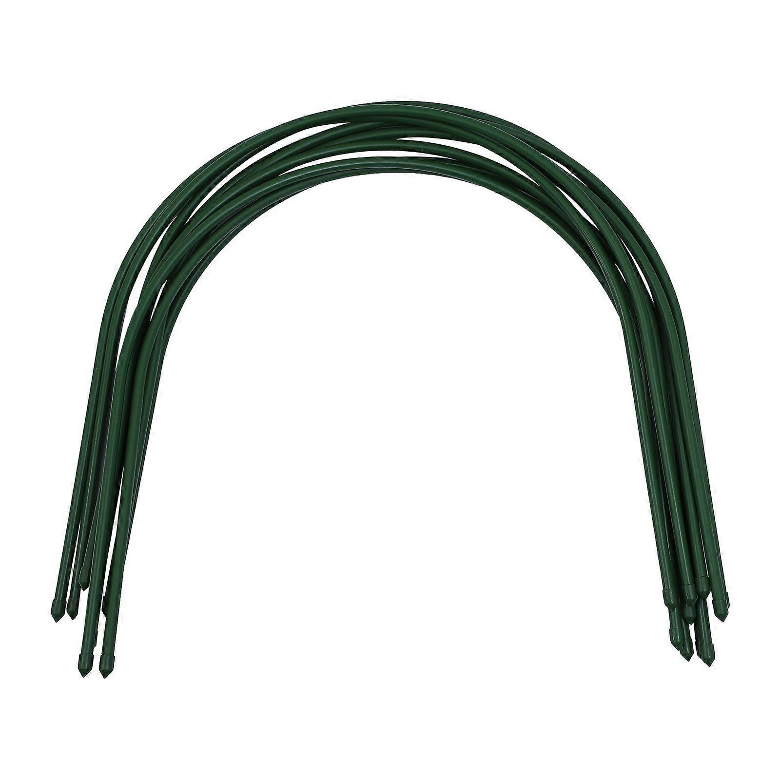 Garden Tool with Decorate Function for Plant Basketball 10pcs Green Iron Plastic Frame Sunshade Nets