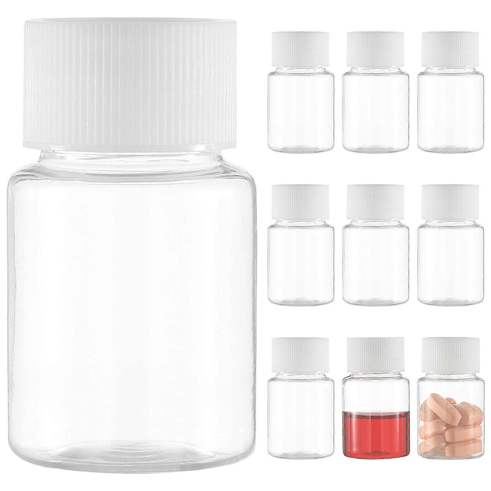 Small Travel Bottles Liquid Storage Containers Portable For Camping Refillable 10Pcs
