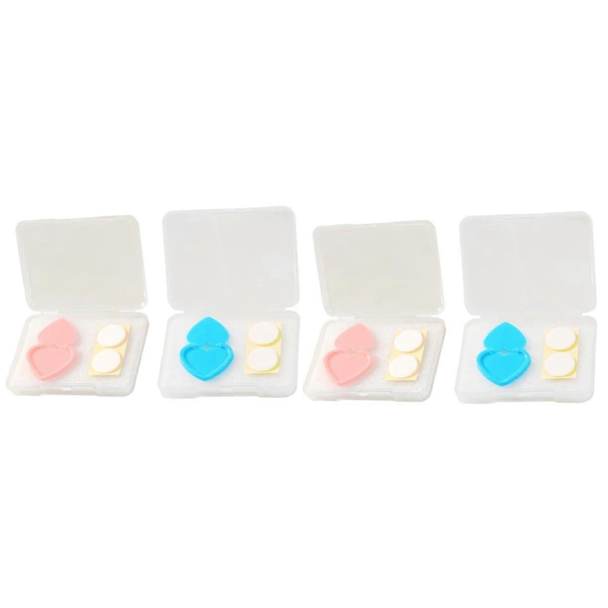 Pack of 4 Button Cover Universal Tool Cushion Cover Bath Bomb Shape Light Heart