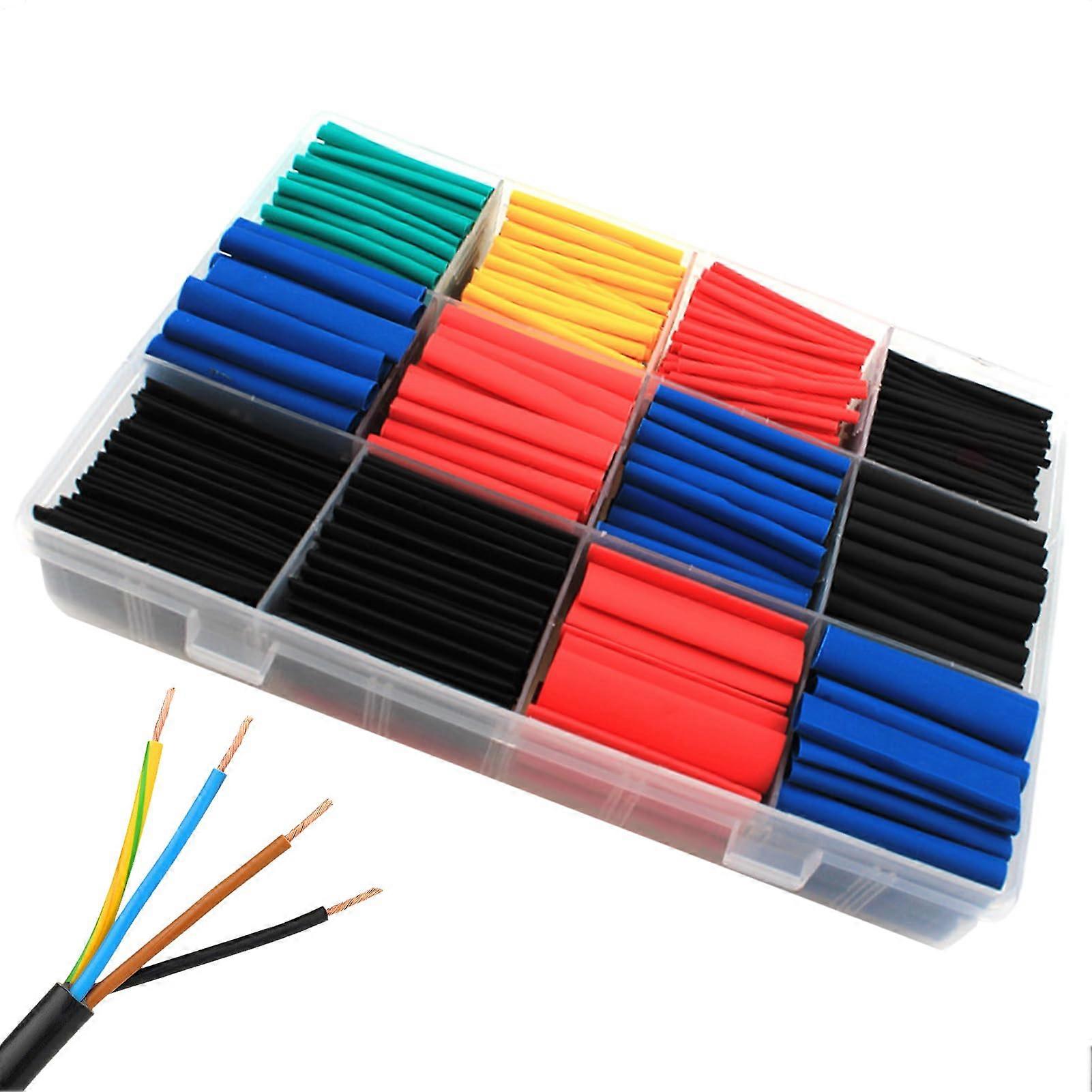 Heat Shrink Tubing for Cables, Electrical Insulation Tape & Shrink Tube Set | Durable Cable Protection for Professionals and DIY Enthusiasts