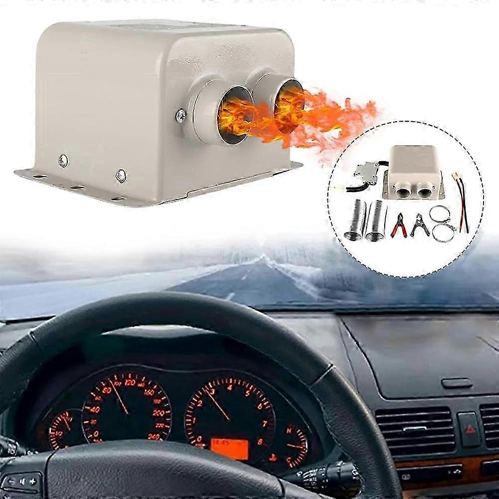 24V 800W Dual Hole Car Heater for Window Defrosting and Defogging