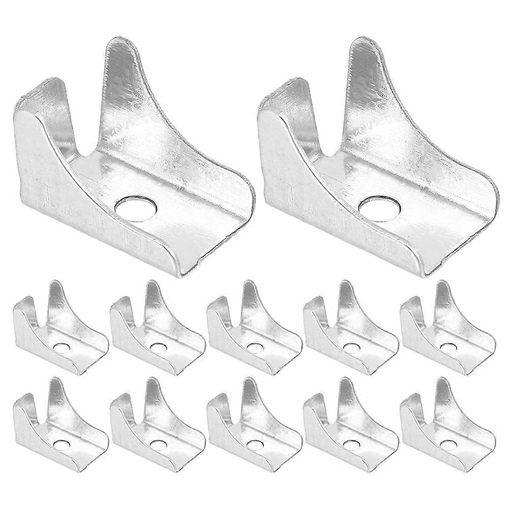 Shelf Clips for Cabinets Heavy Duty Shelf Support Brackets for Kitchen Bookcase Supermarket Shelving Durable Easy to Use 12pcs