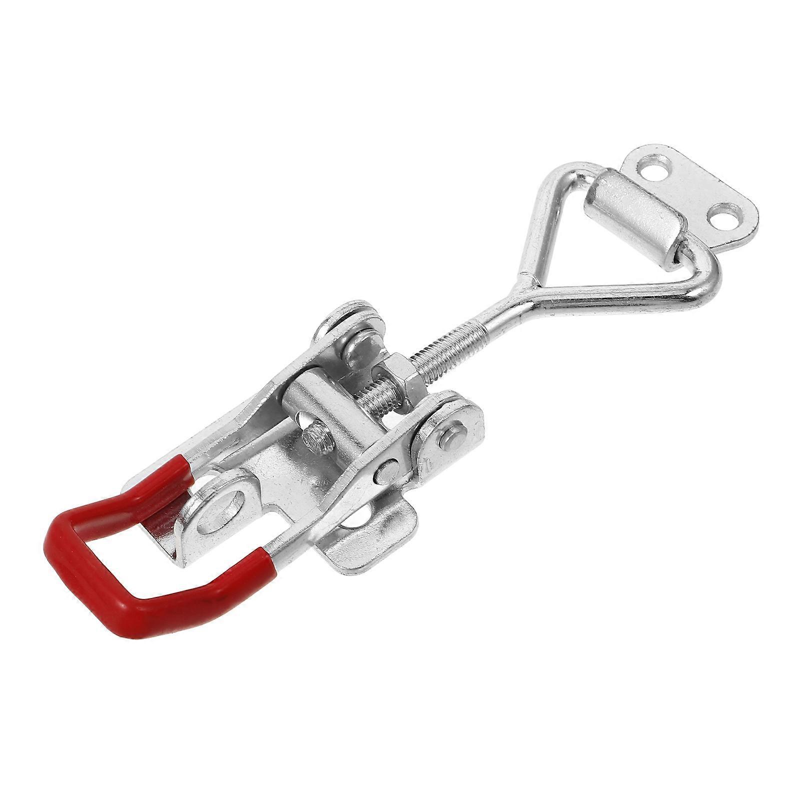Heavy Duty Trailer Latch with Red Handle for Secure Cargo Door Closure