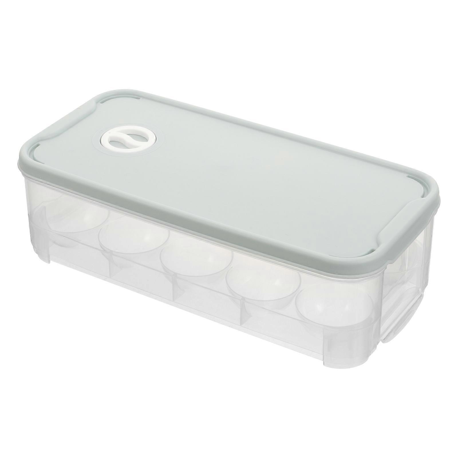 Plastic Egg Storage Container Dispenser for Camping and Picnic 1Pack