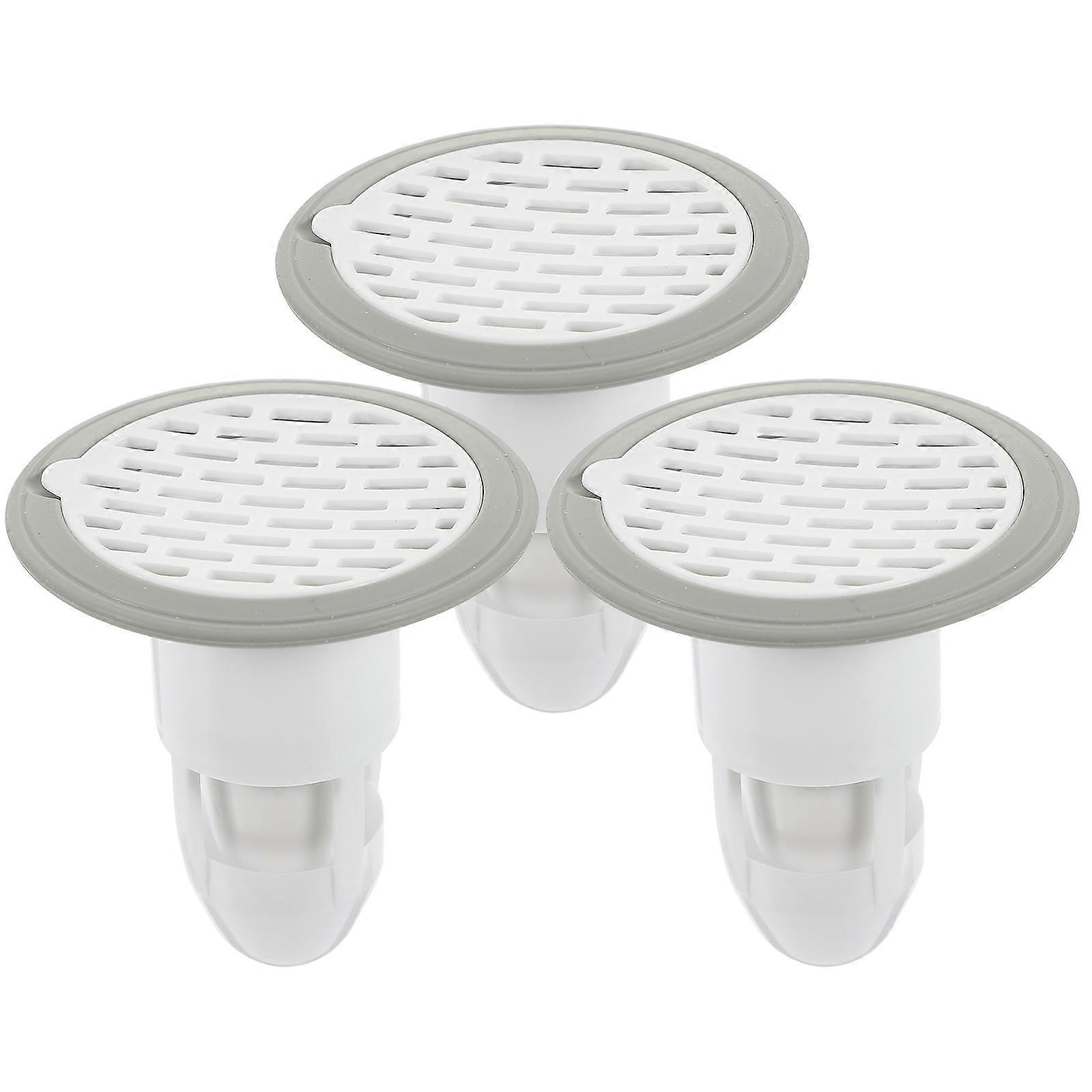 Bathroom Sink Stoppers Shower Floor Strainers Prevent Blockage 38-48mm Diameter 3Pcs