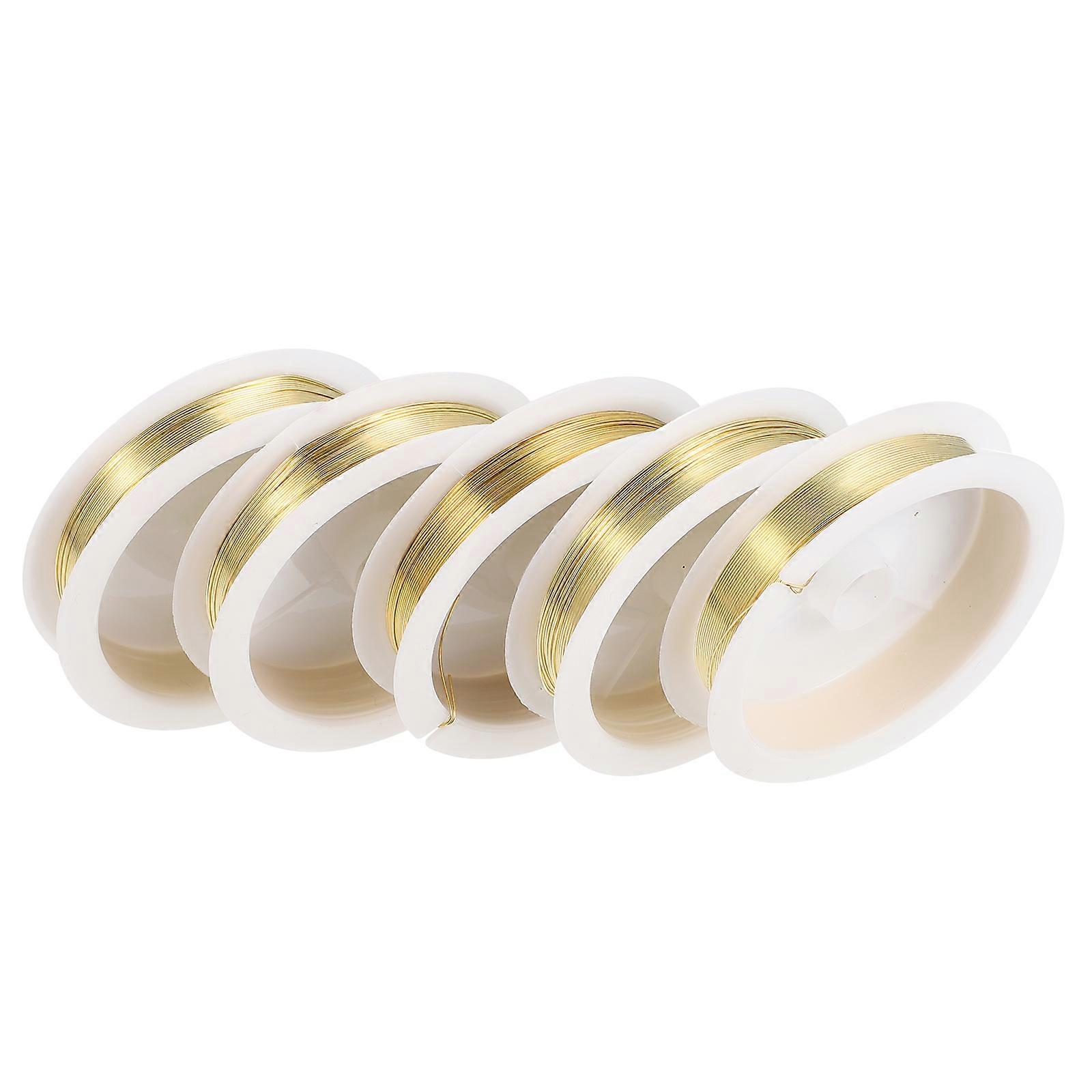 It sounds like you're describing or looking for **copper wire for jewelry making**, specifically in a 5 roll set. Here's a detailed breakdown of what