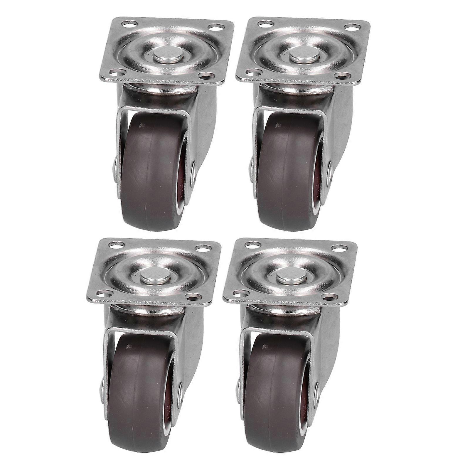 4Pcs λαστιχένιο λάστιχο TPR διεύθυνσης TPR τροχίσκων ροδών βιομηχανικό σιωπηλό