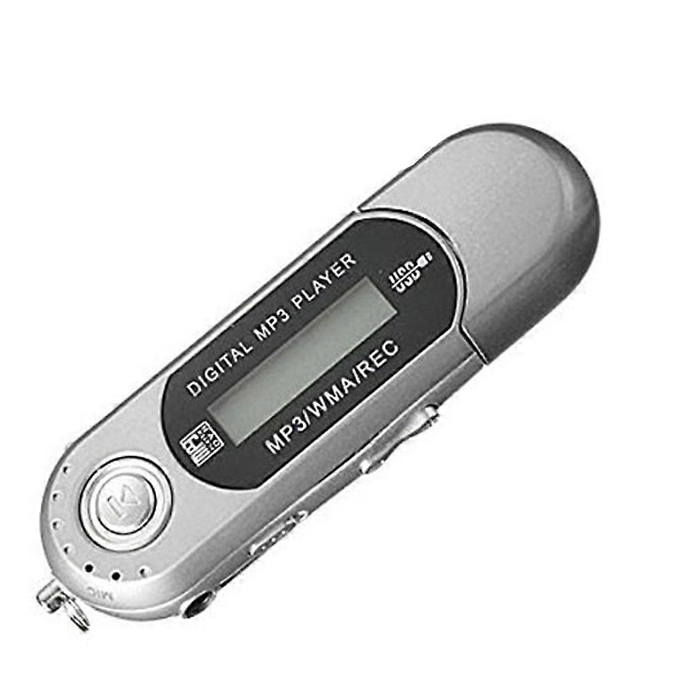 تصميم مدمج مشغل MP3 جهاز محمول للسفر محرك أقراص فلاش USB من البلاستيك الصلب 1 مجموعة