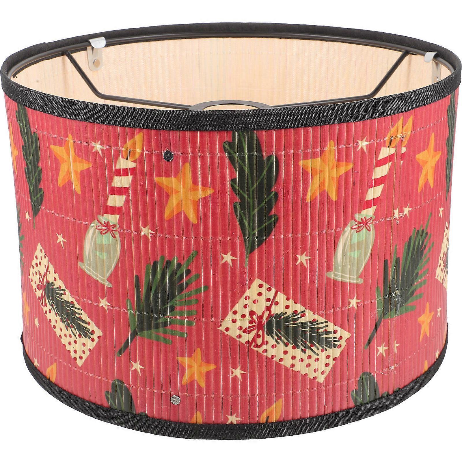 Retro Lampshade E27 Light Socket Red 30.00X30.00X30.00CM Decoration Home Decor Enthusiasts 1Pcs
