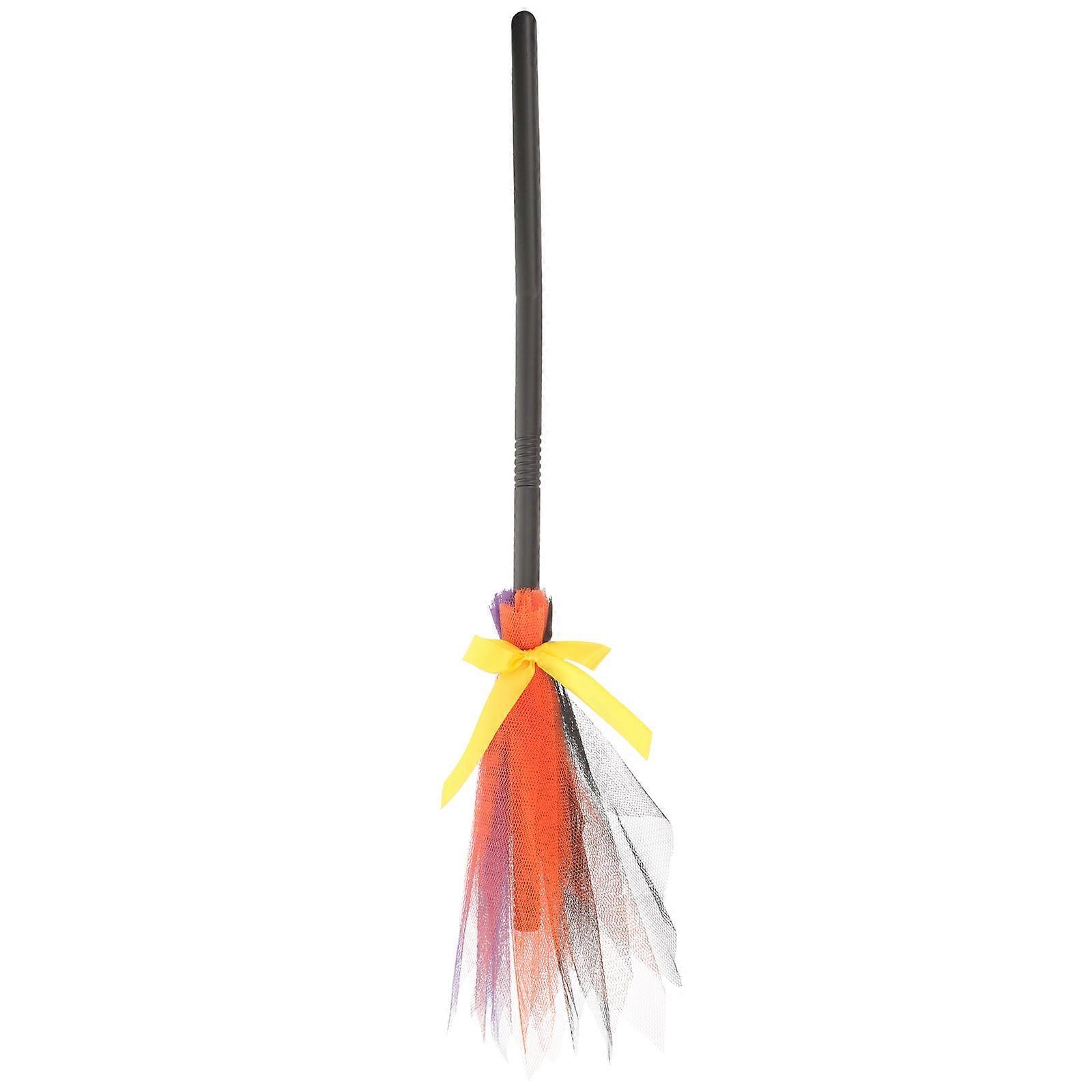 Lightweight Detachable Flexible Halloween Witch Broom Prop for Costume Parties, Masquerades & Special Occasions – Great for Friends & Family