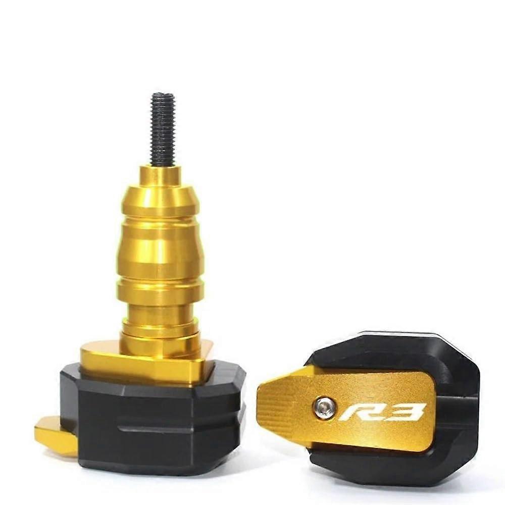 Slider Crash Pads Gold Frame Sliders Motorcycle Protection for Yamaha YZF-R3 2015-2018