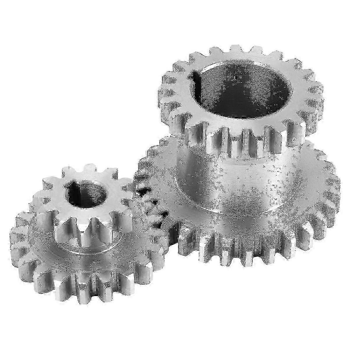 2pcs/set CJ0618 T29xT21 T20xT12 Dual Gears Metal Lathe Gear Duplicate Gear Double Gear - In Stock
