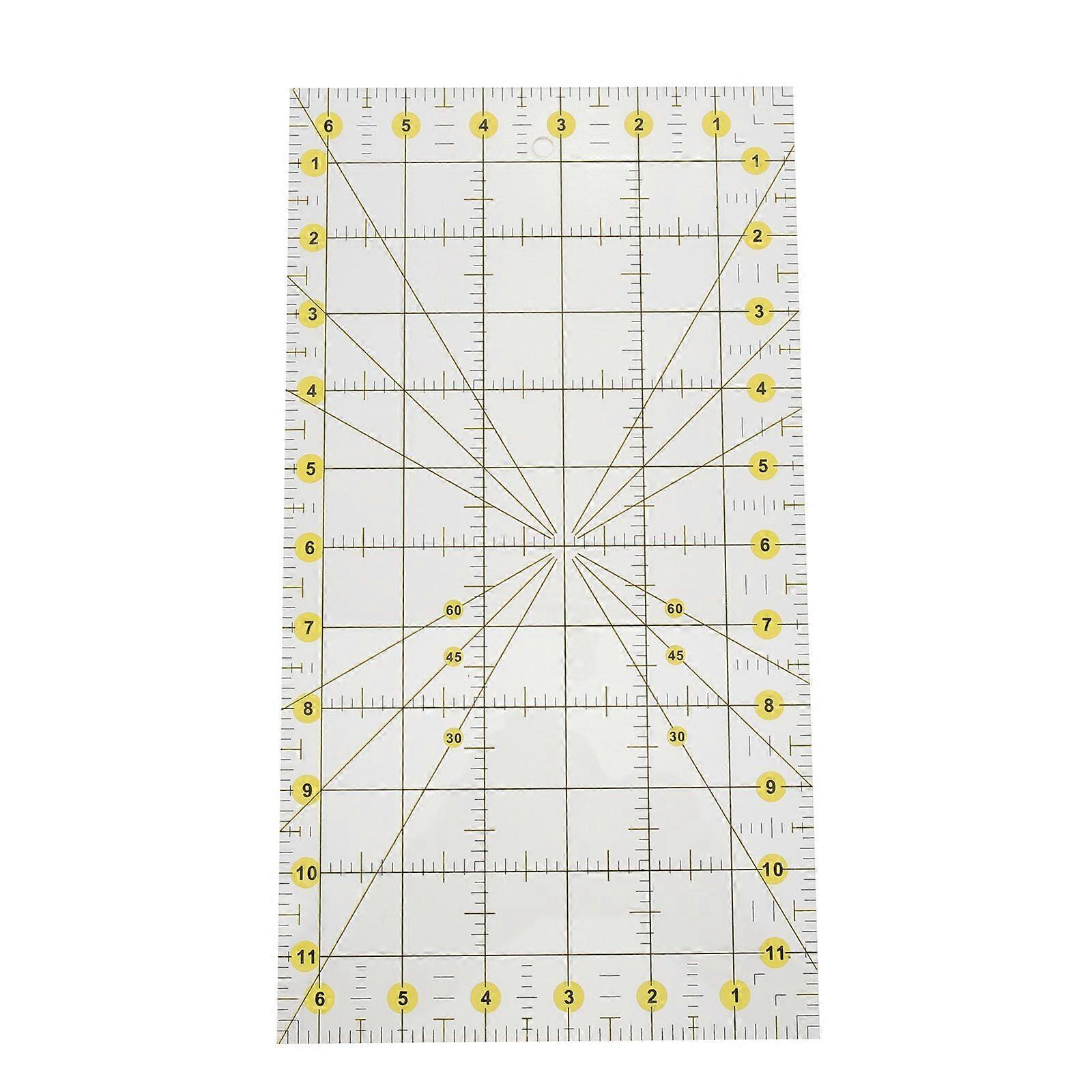 Patchwork Ruler Quilting Cutting Ruler Patchwork Cutting Template Sewing Supply